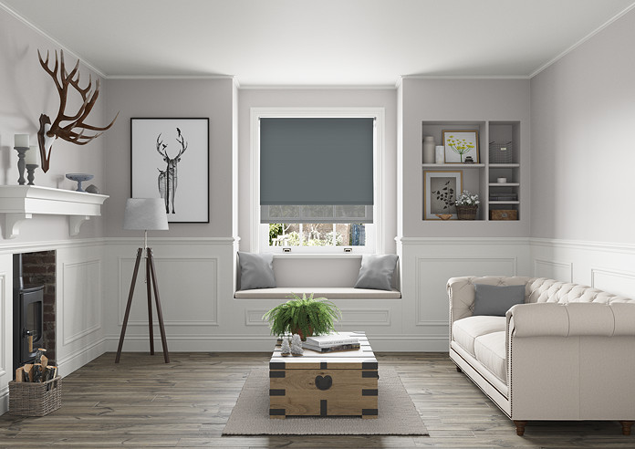 Rimini (Blackout), Storm Cloud & Optima Alto - Double Roller Blind - Image 5
